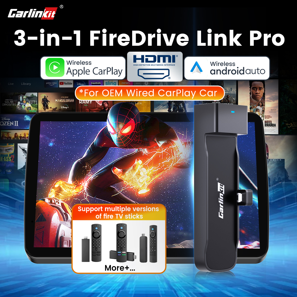 Car Accessories Amazon - CarlinKit FireDrive Link Pro Wireless CarPlay