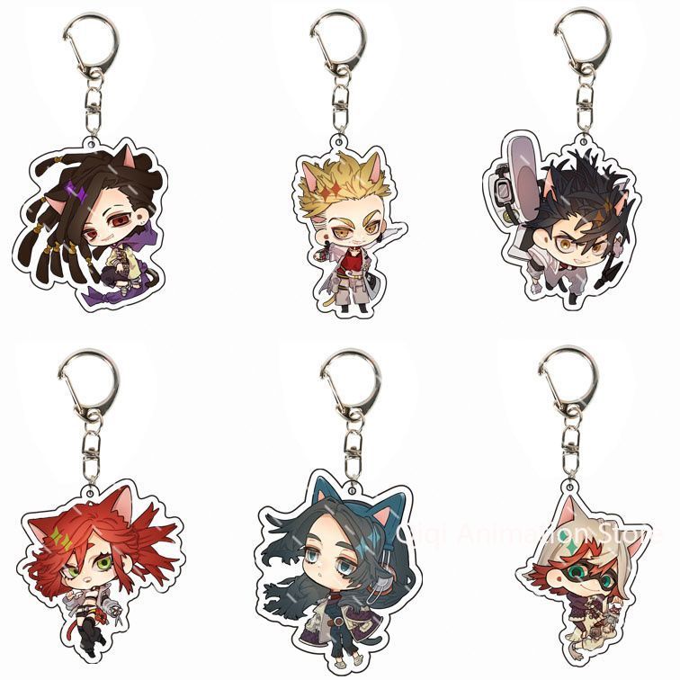 Car Accessories Gifts - 12pcs Anime GACHIAKUTA Rood Acrylic Car