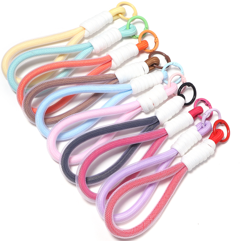 Car Accessories For Women - 2pcs Hand Woven Keychain For Mobile