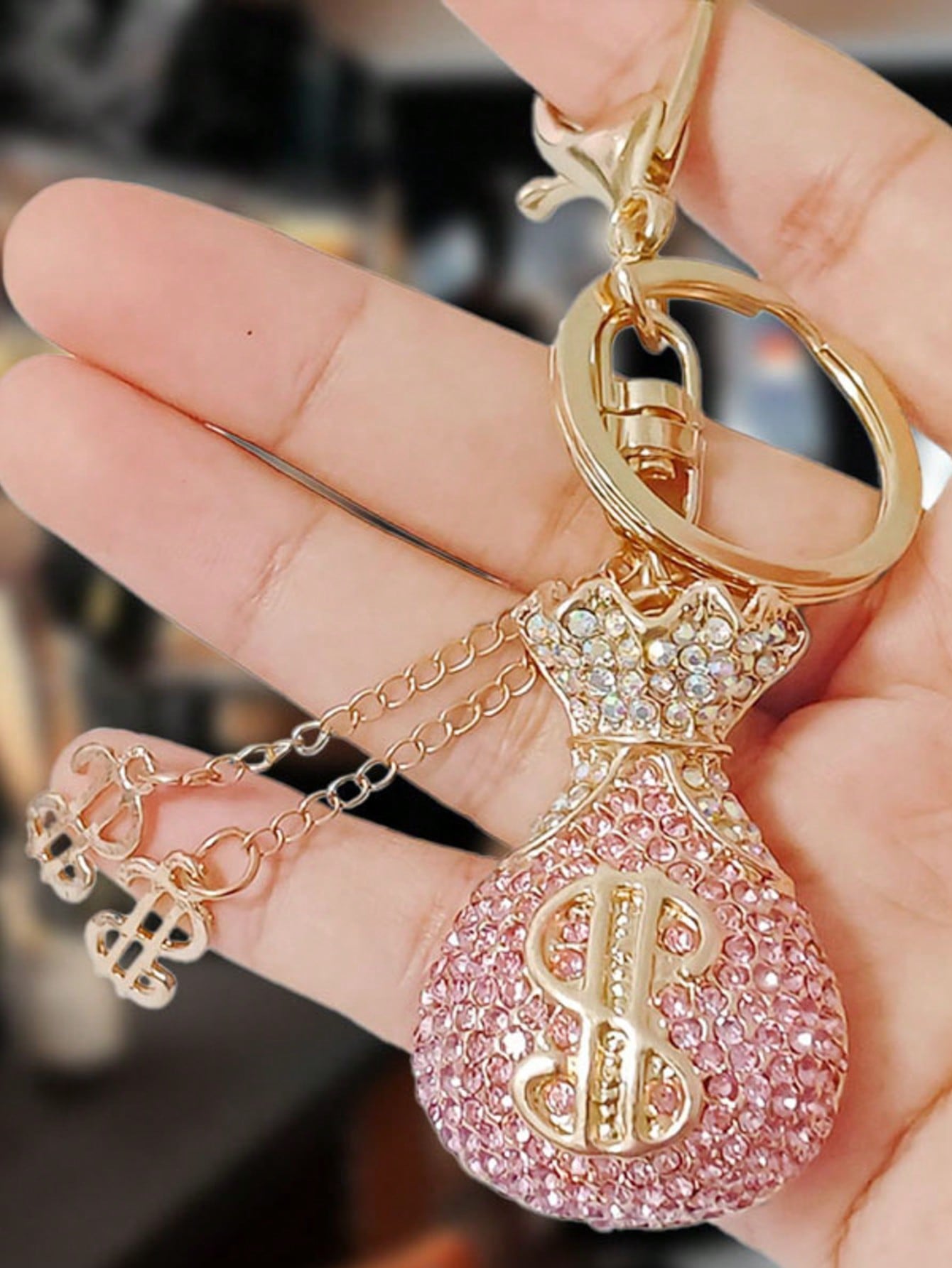 Car Accessories For Women - 1pc Creative Gift Crystal Money Bag