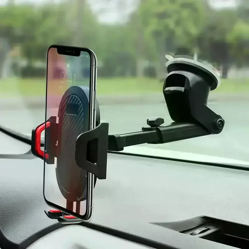 Car Cup Holder Expander - Car Phone Mount Long Arm Suction