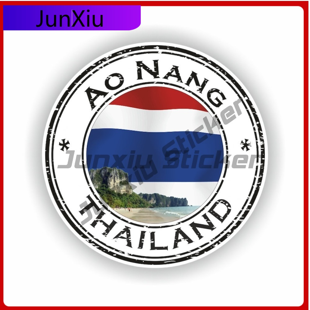 Car Accessories Thailand - Thailand Ao Nang Seal Sticker Round