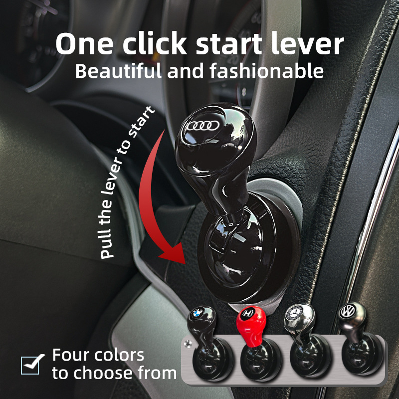Car Accessories Papar - 1PC Car One-Touch Start Button with