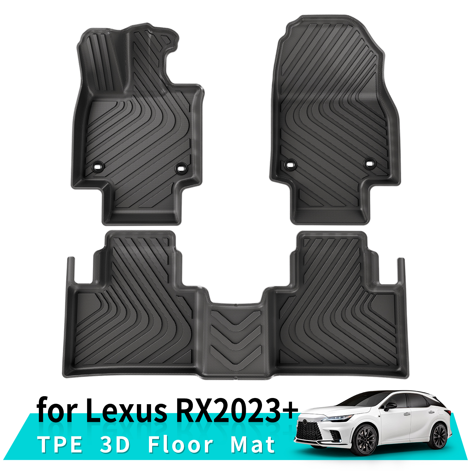 for Lexus RX 2023 2024 TPE 3D  – Car Floor Mat Rubber Bewertung und Preis