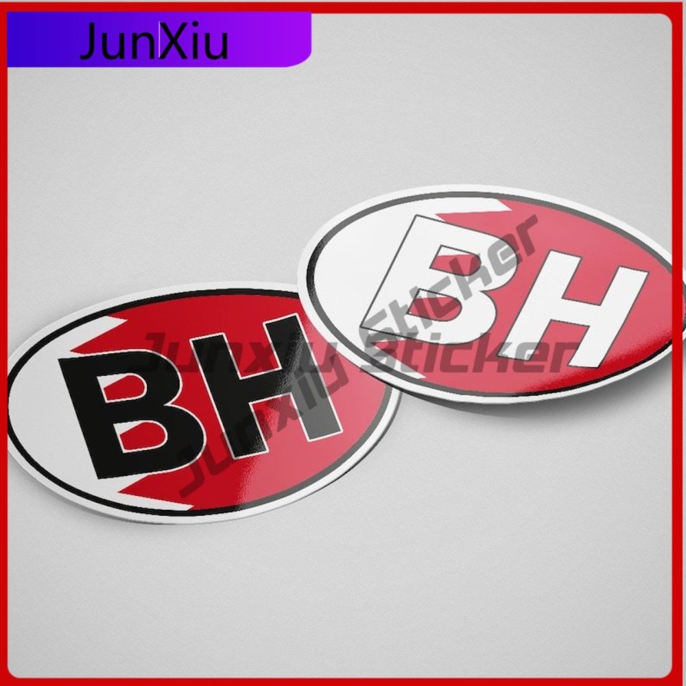 Bahrain BH Sticker Oval Flag W – Car Accessories Bahrain Bewertung und Preis