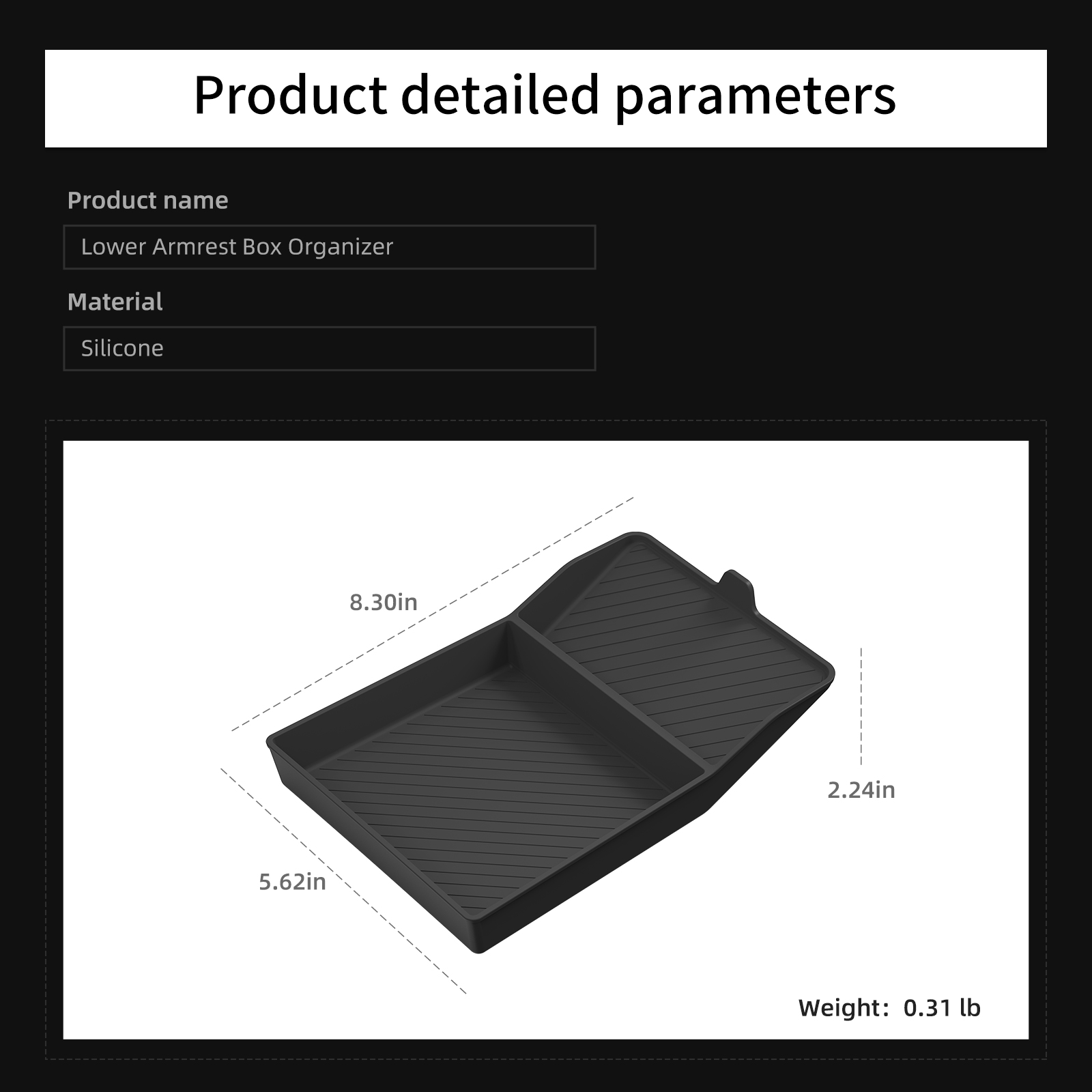 Lower Tray for Tesla Model Y S – Car Accessories List Bewertung und Preis