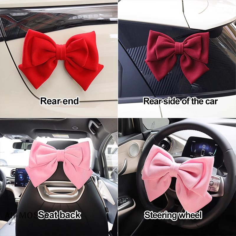1 Piece Bow Styling Women Cycl – Car Accessories For Women Bewertung und Preis