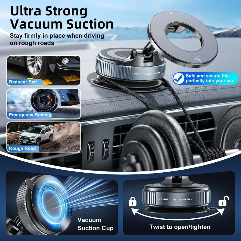 2026 Magnetic Vacuum Phone Bra – Car Cup Holder Expander Bewertung und Preis