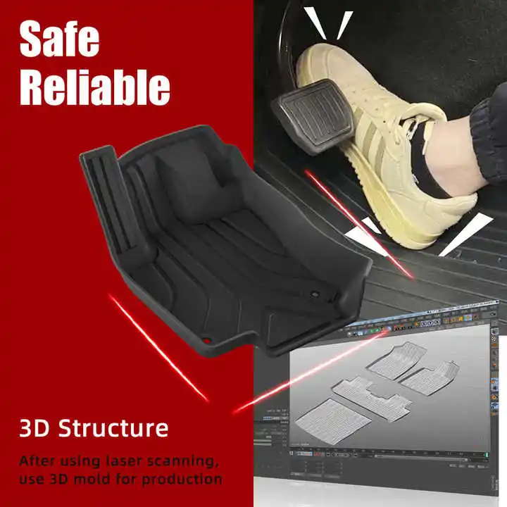 Custom TPE 3D Car Floor Mat fo – Car Floor Mat Rubber Bewertung und Preis