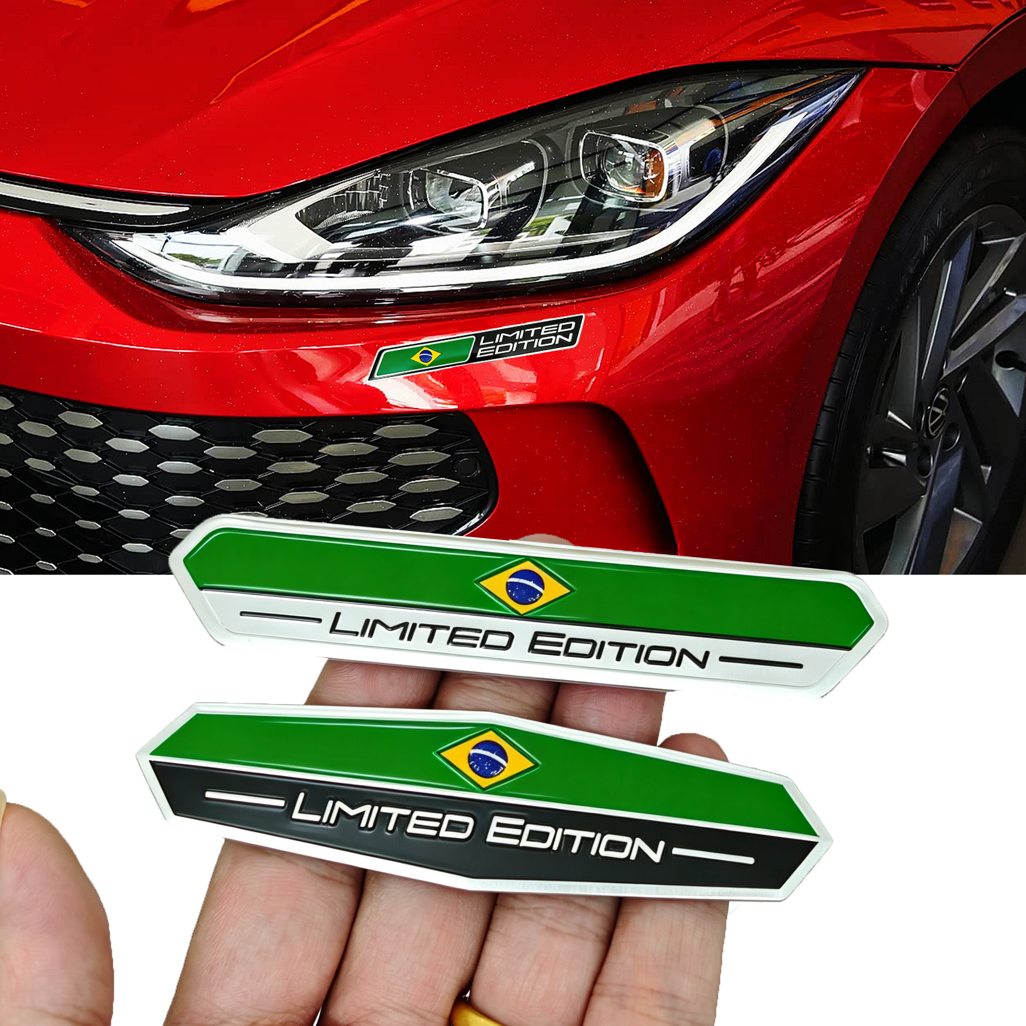 Brazil Flag Aluminum Car Stick – Car Accessories Bahrain Bewertung und Preis