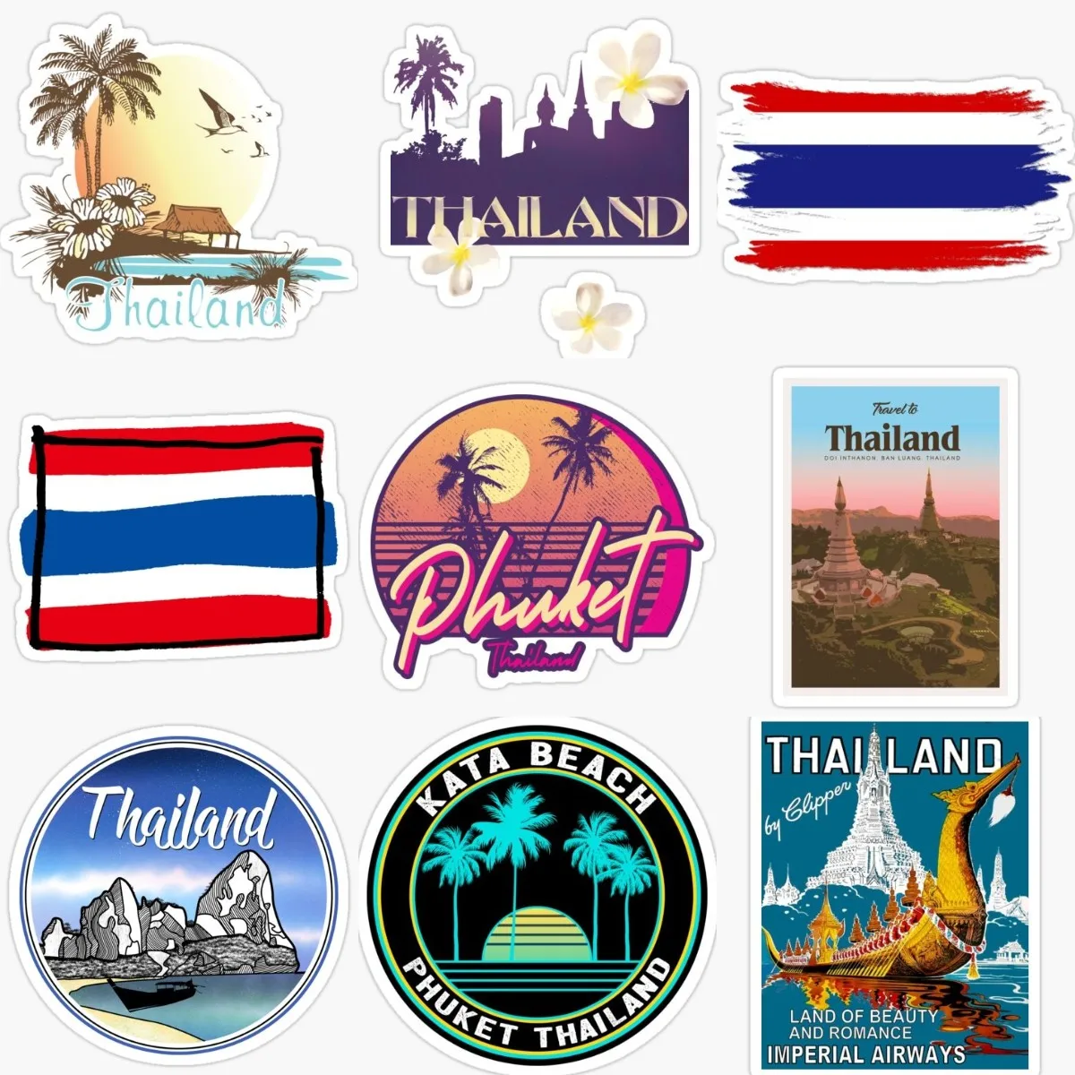 T Thailand Flag Landscape Embl – Car Accessories Thailand Bewertung und Preis