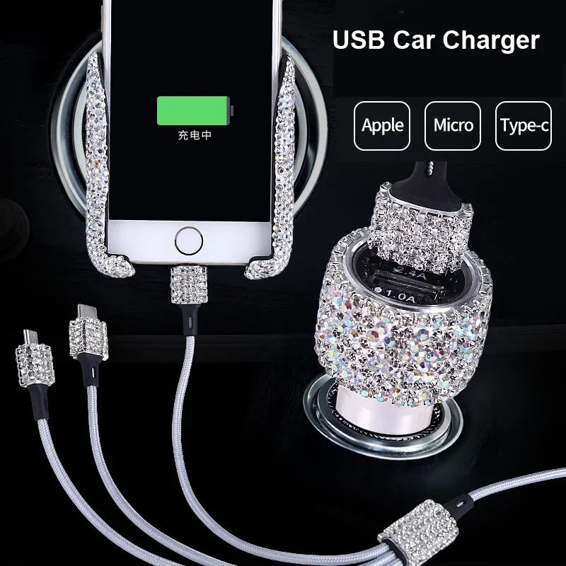 USB Car Charger 5V 2.1A Dual-P – Car Accessories For Women Bewertung und Preis