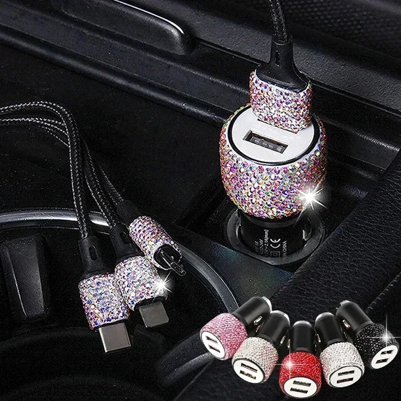 USB Car Charger 5V 2.1A Dual-P – Car Accessories For Women Bewertung und Preis