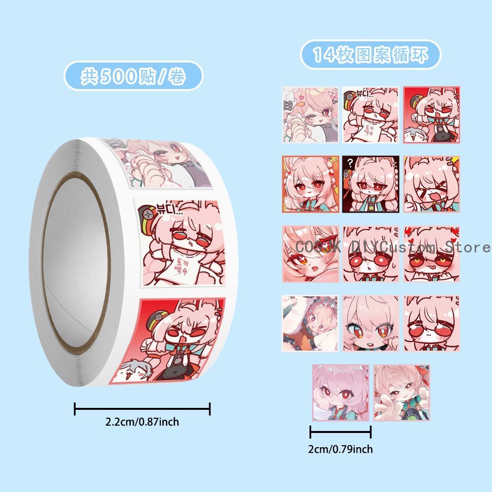 500Pc/Roll Anime Zenless Zone  – Car Accessories Gifts Bewertung und Preis