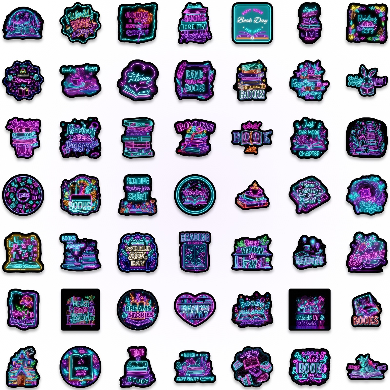 50/100Pcs Cyber Style Neon Boo – Car Accessories List Bewertung und Preis