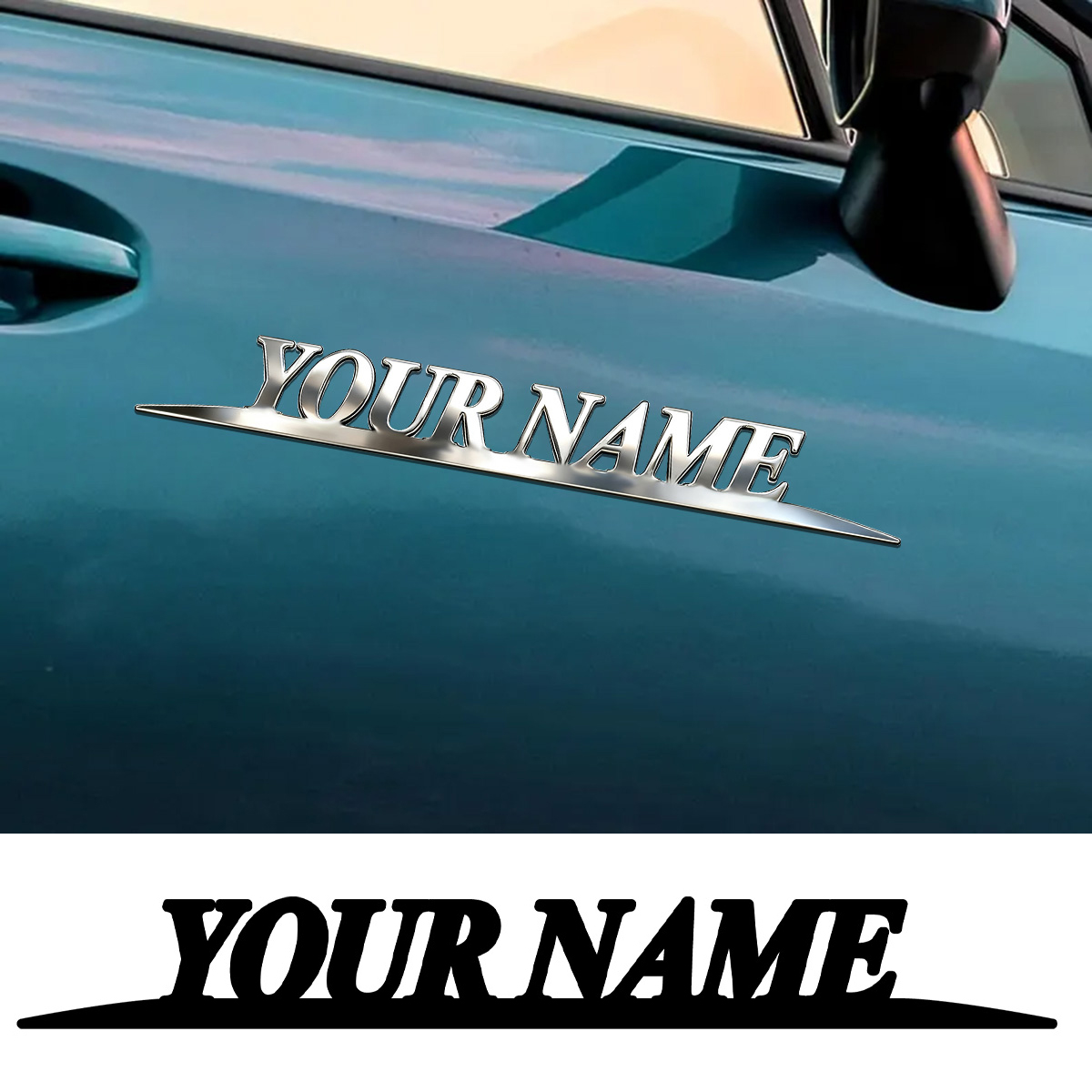 Metal Trendy YOUR NAME Sticker – Car Accessories Gifts Bewertung und Preis