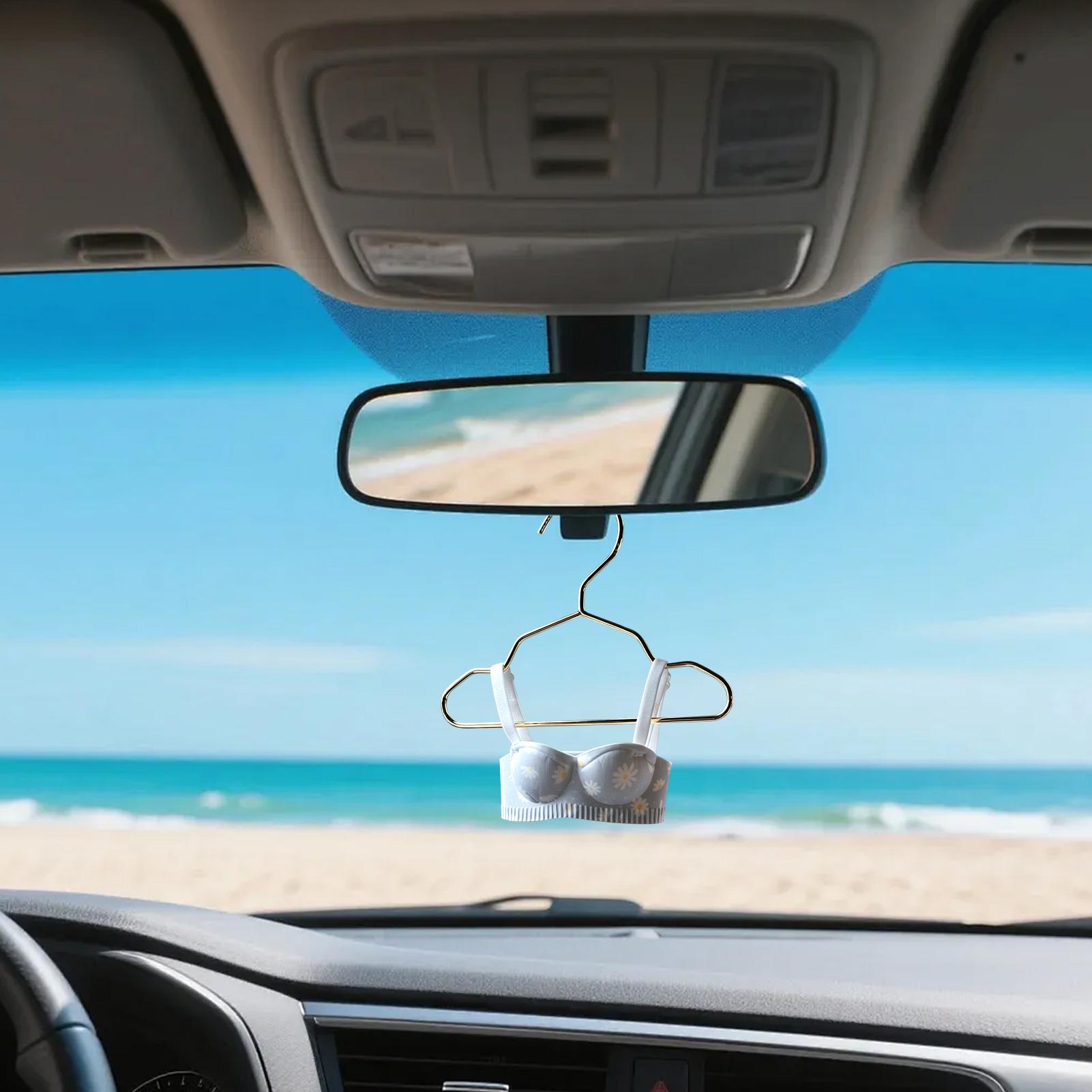 Car Mirror Decor Cute Mini Bra – Car Accessories For Women Bewertung und Preis