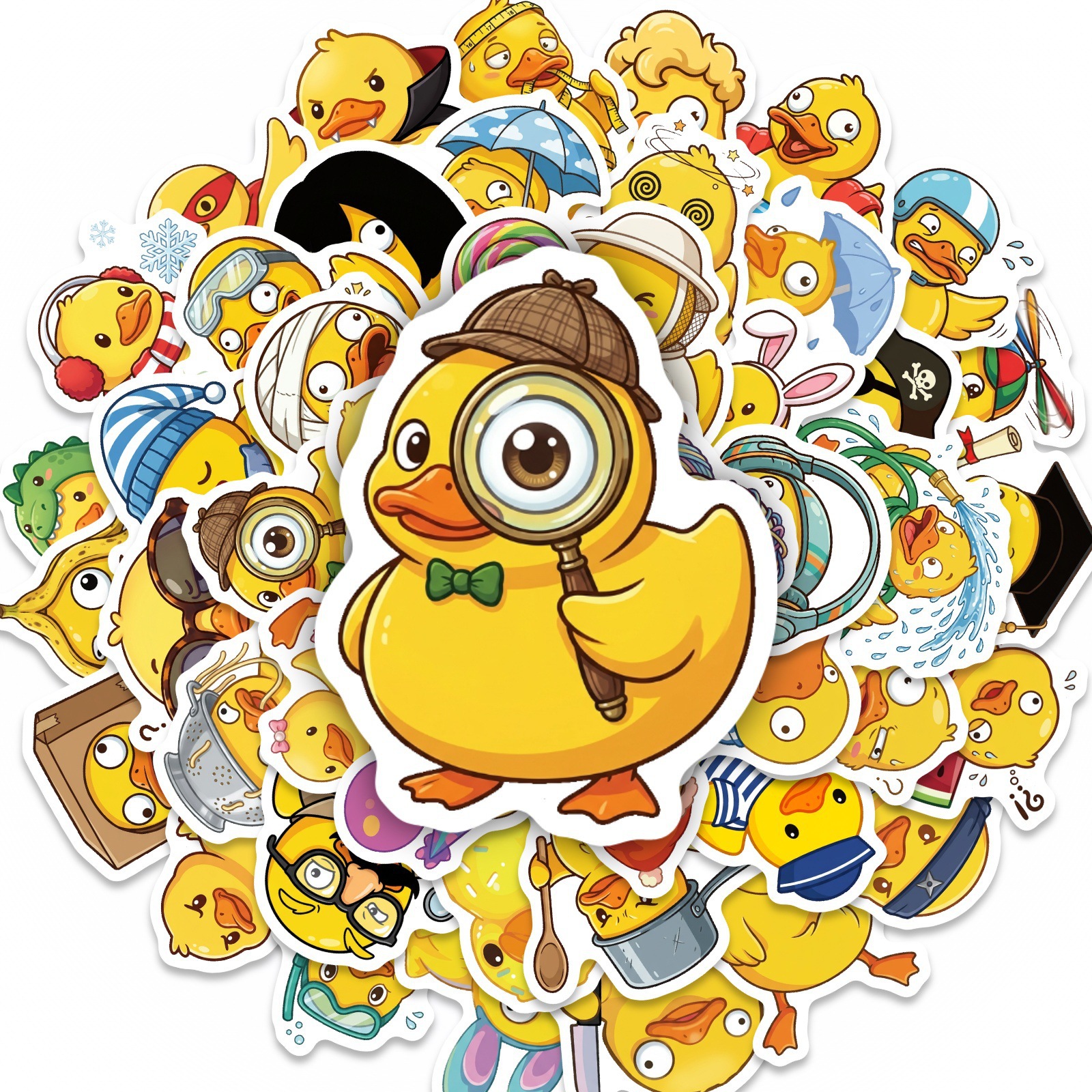 50/100Pcs Cute Funny Small Duc – Car Accessories List Bewertung und Preis