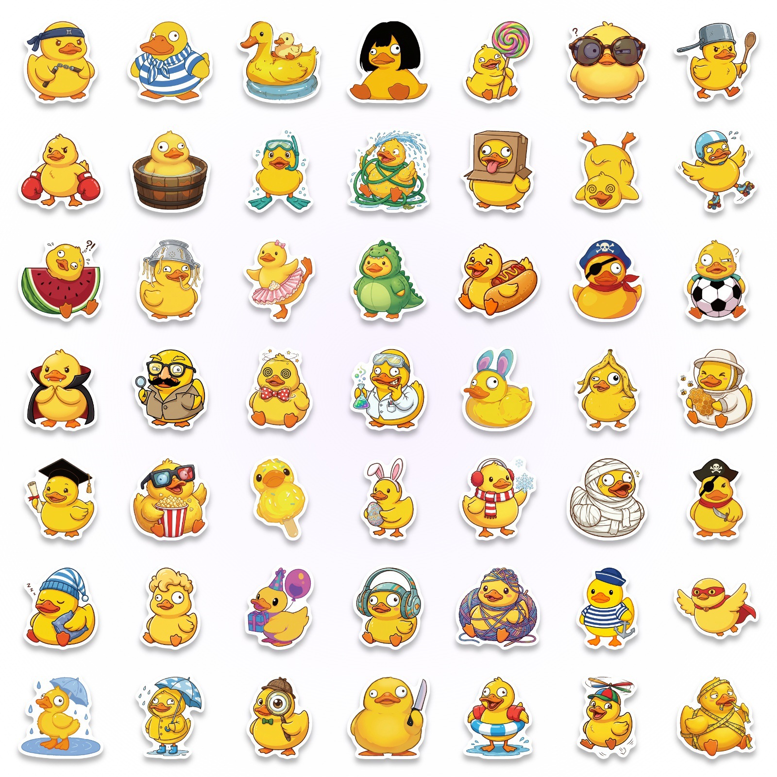 50/100Pcs Cute Funny Small Duc – Car Accessories List Bewertung und Preis