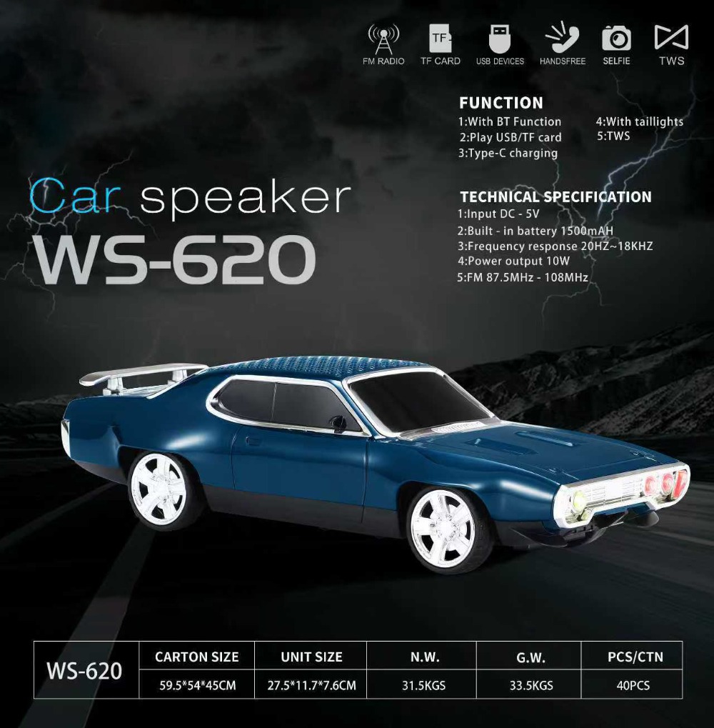 WS-620 Retro Car Shape Bluetoo – Car Accessories Amazon Bewertung und Preis