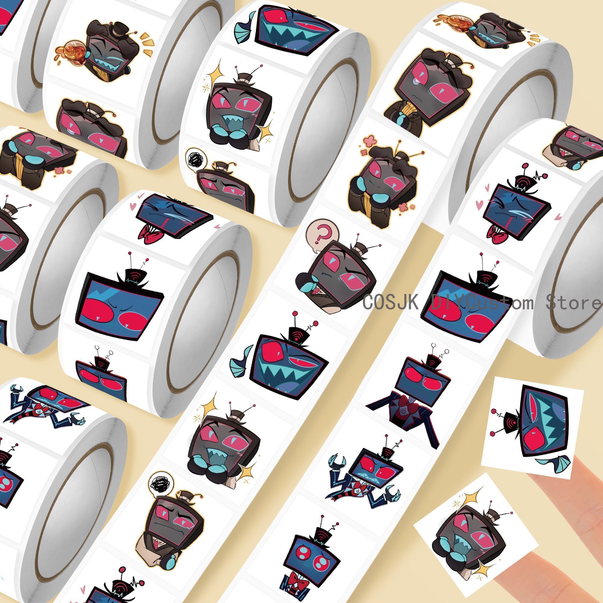 500Pc/Roll Anime Vox Q Version – Car Accessories Gifts Bewertung und Preis