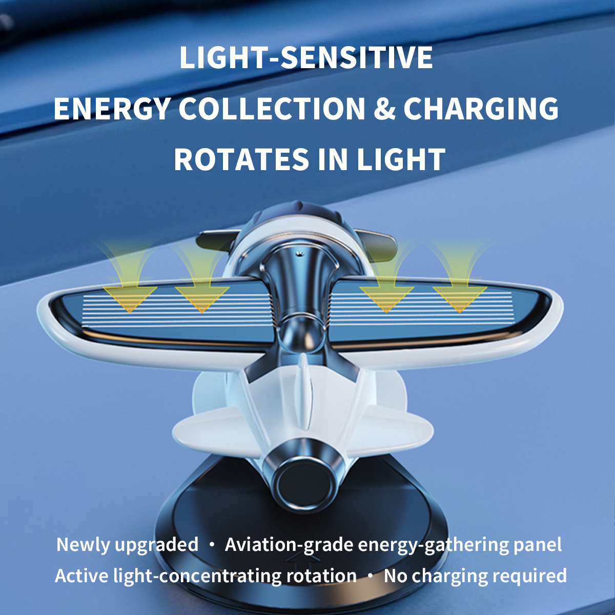 Motor Solar Airplane Ornaments – Car Accessories Inside Bewertung und Preis