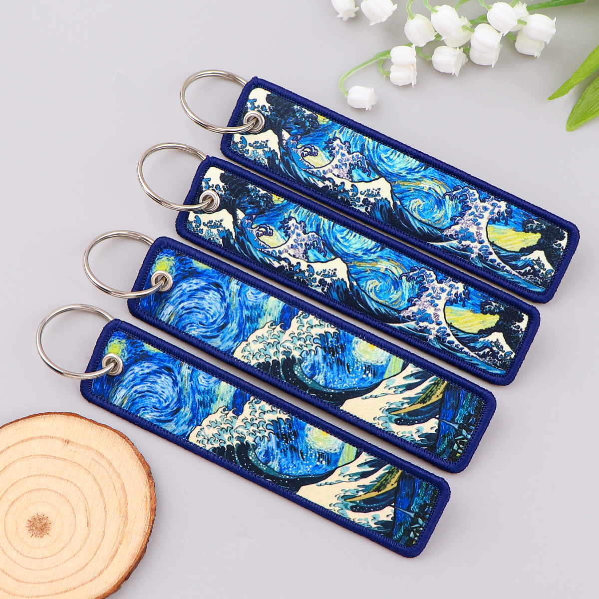 Van Gogh Embroidery Key Fobs K – Car Accessories For Women Bewertung und Preis