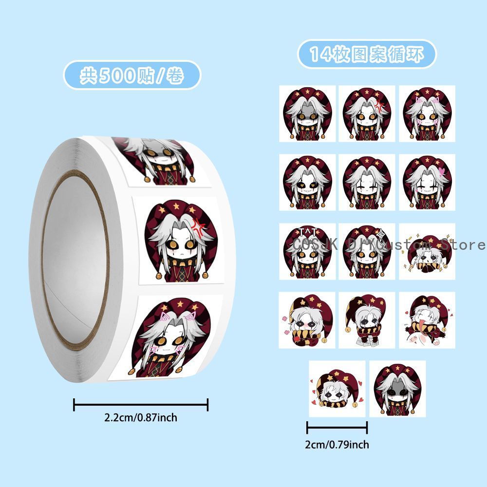 500Pc/Roll Anime Pierrot The F – Car Accessories Gifts Bewertung und Preis