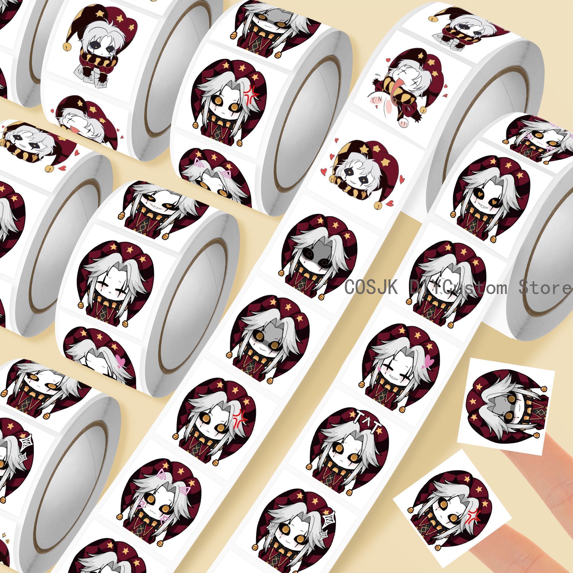 500Pc/Roll Anime Pierrot The F – Car Accessories Gifts Bewertung und Preis