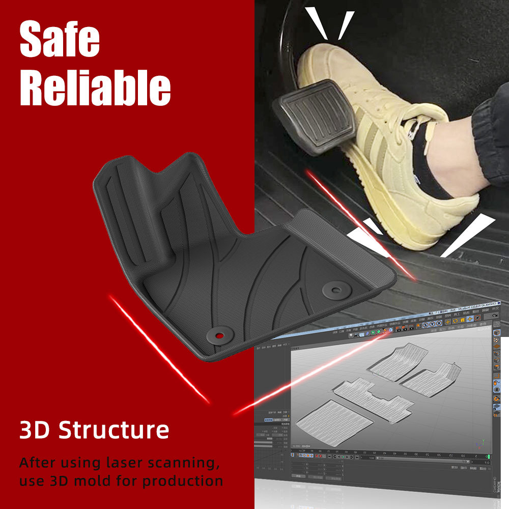 Custom High Quality Car Floor  – Car Floor Mat Rubber Bewertung und Preis