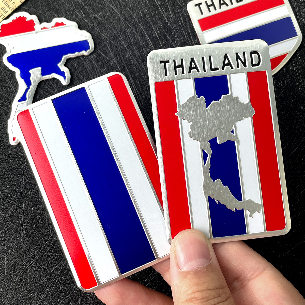 Thailand National Flag 3D Stic – Car Accessories Thailand Bewertung und Preis