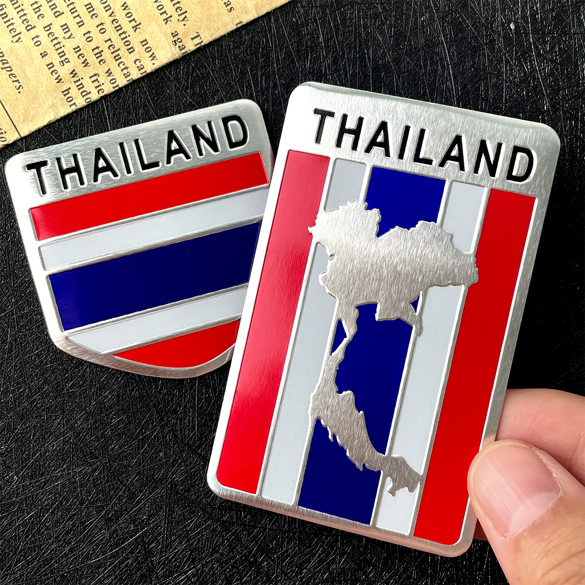 Thailand National Flag 3D Stic – Car Accessories Thailand Bewertung und Preis