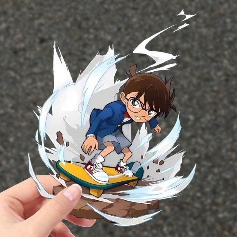 Detective Conan Cartoon Skateb – Car Accessories Gifts Bewertung und Preis