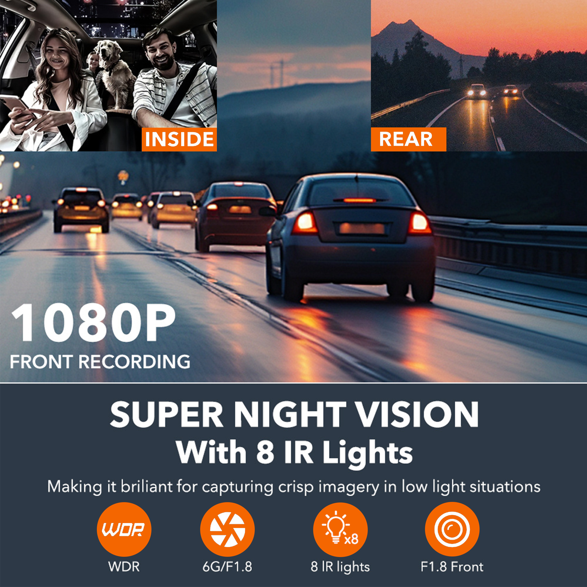 Car 4Ch Dash cam 360° WIFI Vid – Car Accessories Thailand Bewertung und Preis