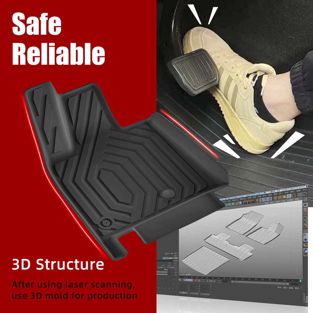 3D TPE Car Floor Mat for Nissa – Car Floor Mat Rubber Bewertung und Preis