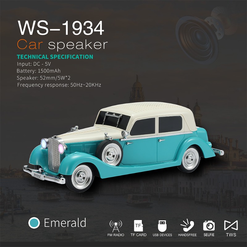 WS-1934 Wireless Car Shape Sou – Car Accessories Amazon Bewertung und Preis