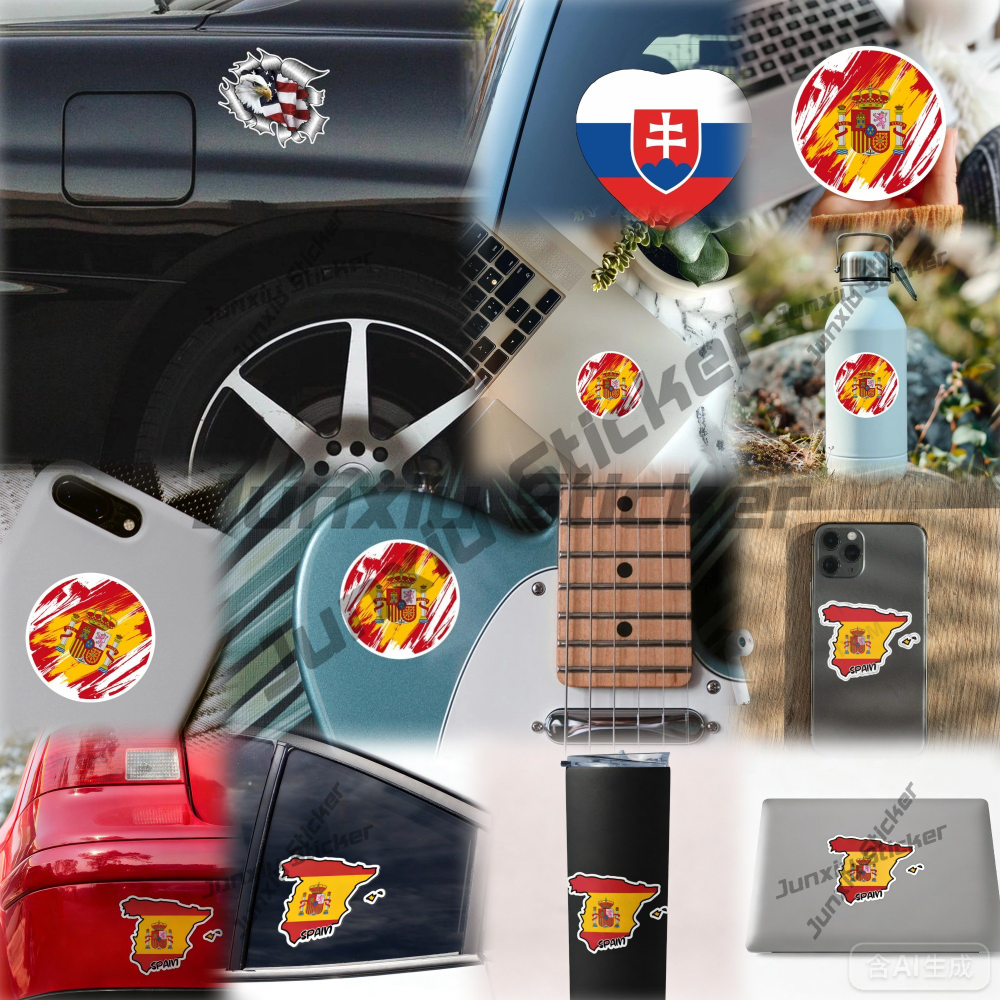 Bahrain Flag Sticker Oval-shap – Car Accessories Bahrain Bewertung und Preis
