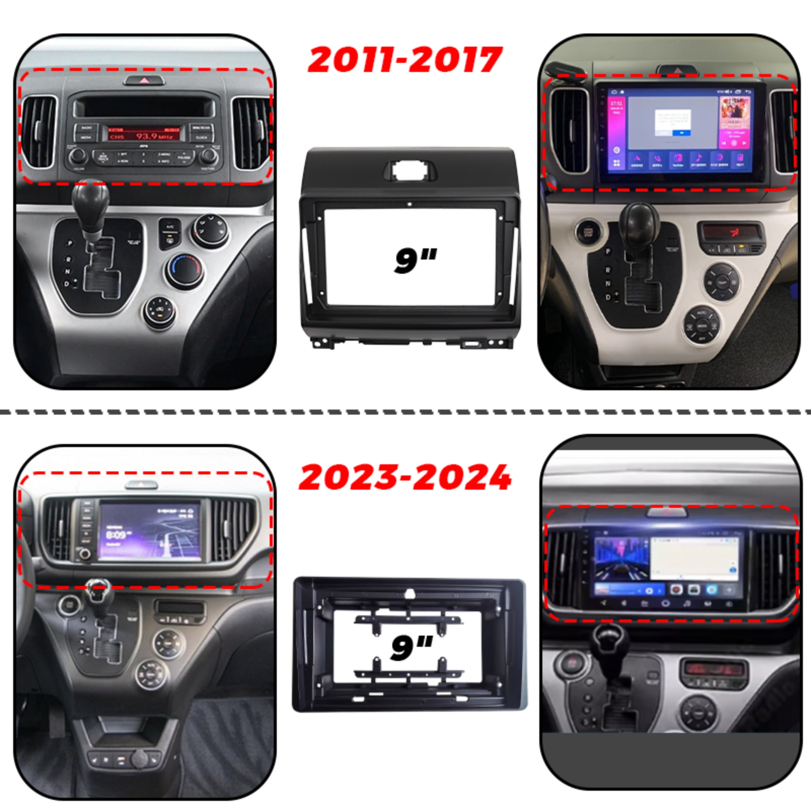9Inch 2 Din Car For 2011-2024  – Car Accessories Inside Bewertung und Preis