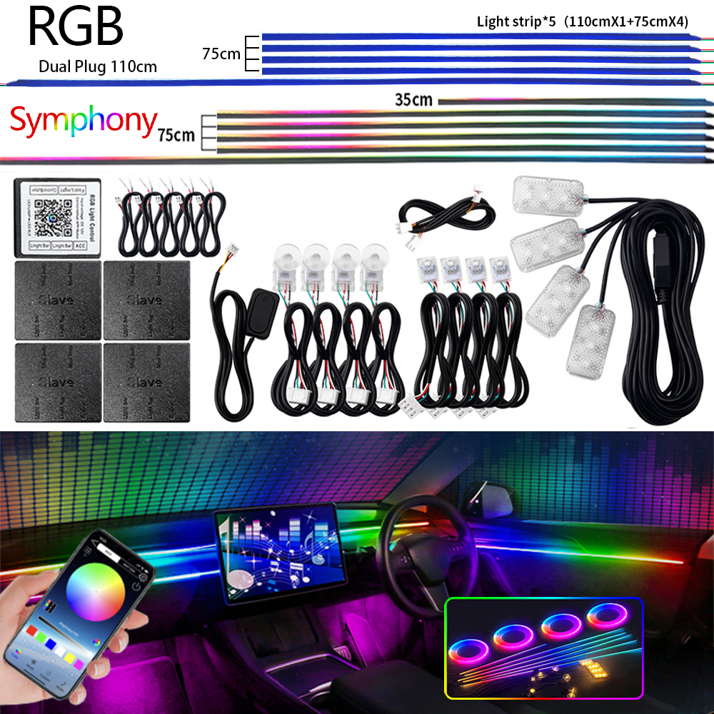 Universal Led Car Ambient Ligh – Car Accessories Inside Bewertung und Preis