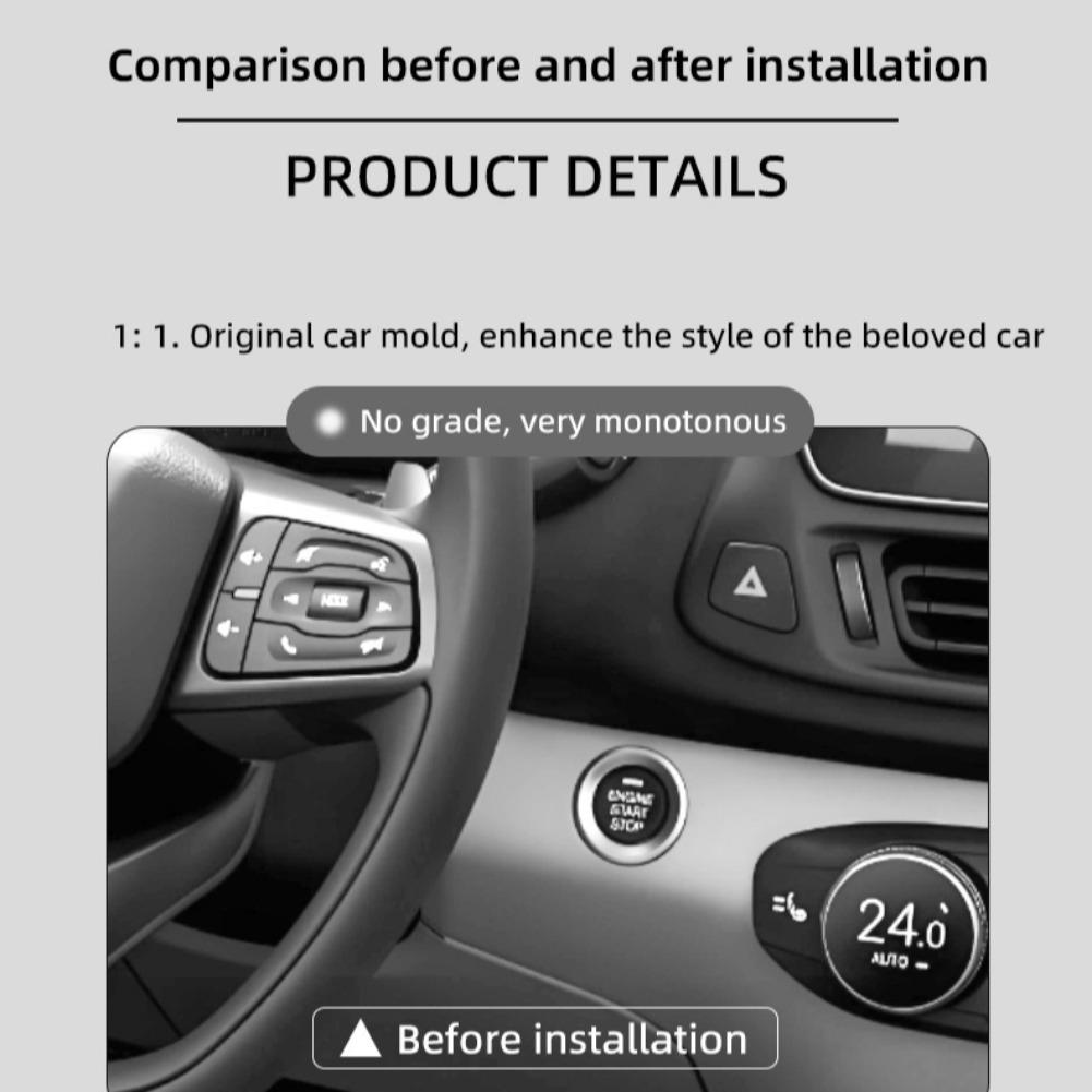 1PC Car One-Touch Start Button – Car Accessories Papar Bewertung und Preis